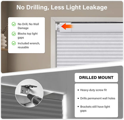 EasyFit™ No-Drill Privacy Curtains