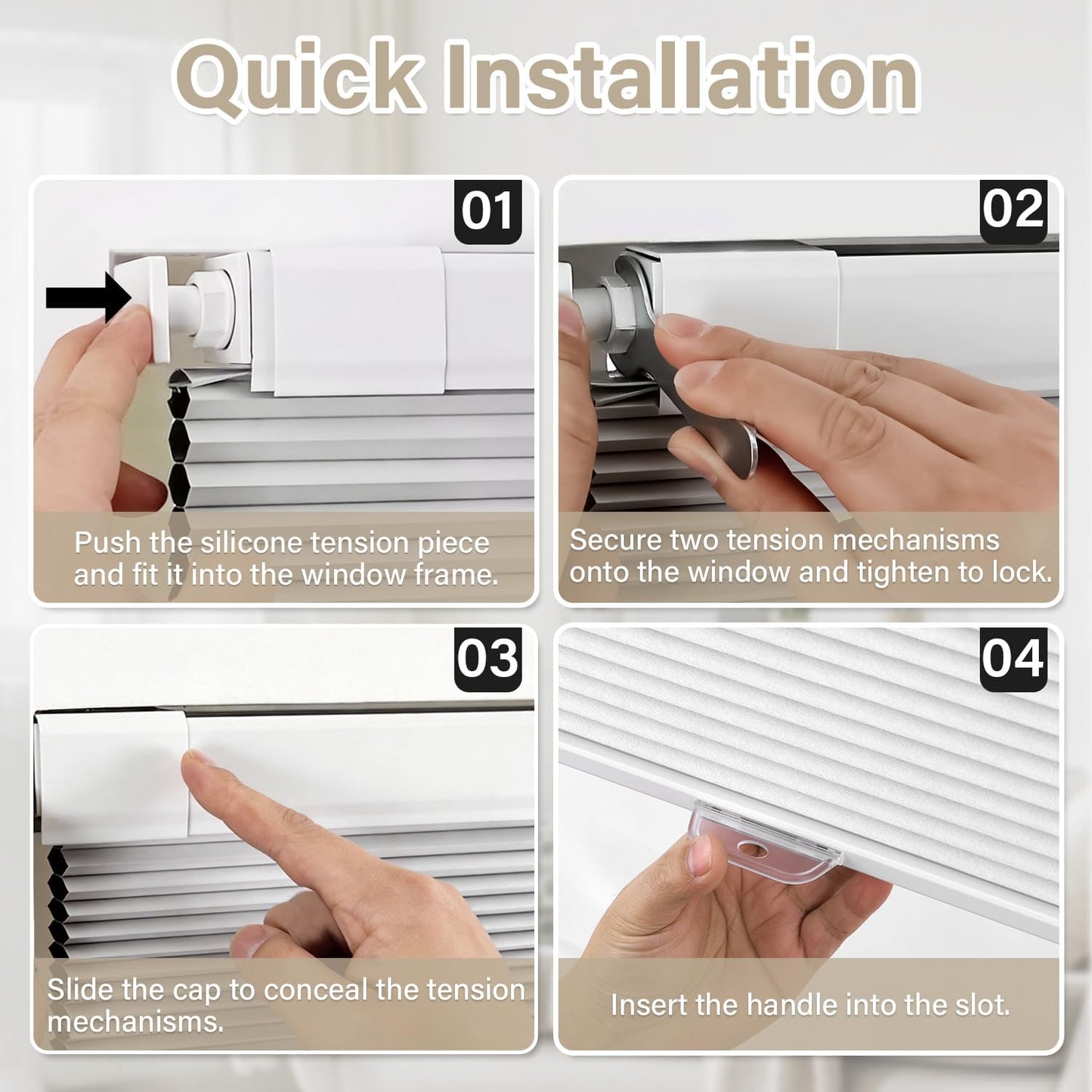 EasyFit™ No-Drill Privacy Curtains