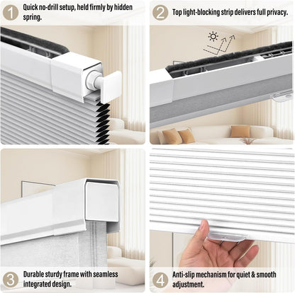 EasyFit™ No-Drill Privacy Curtains