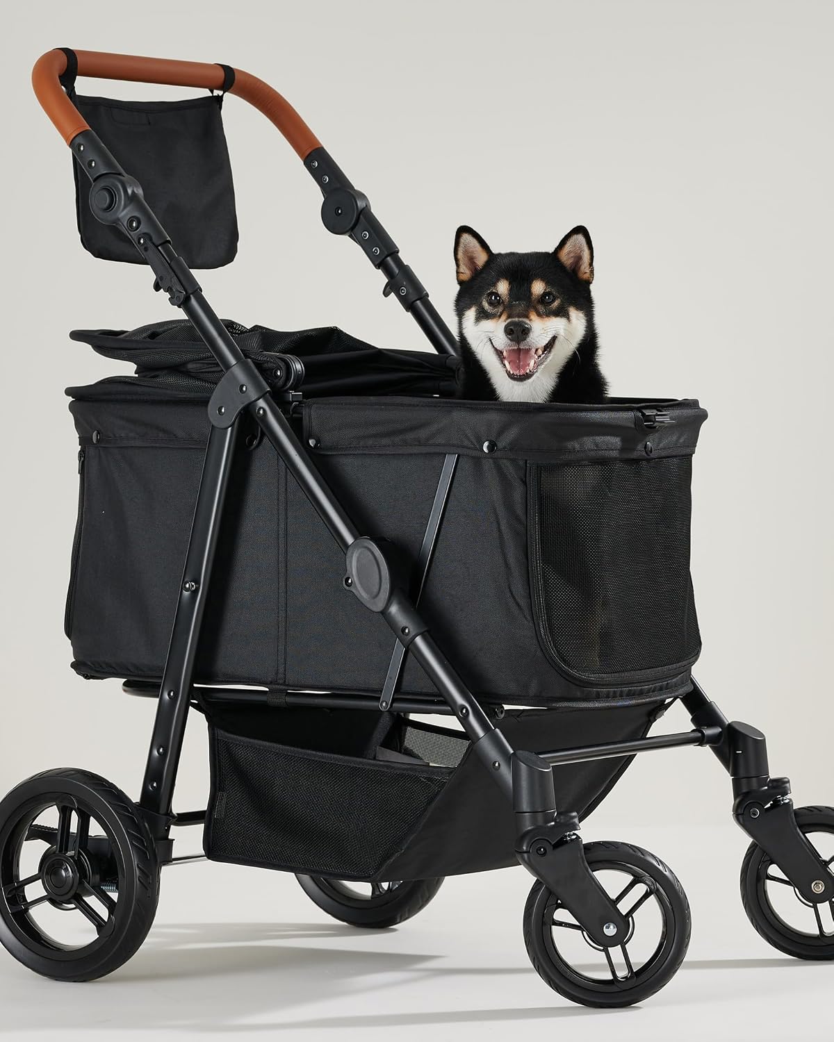 Zoosky Medium Dog Stroller for Large Dogs, Pet Stroller, Up to 66lbs
